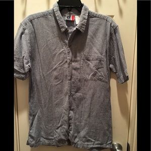 Plaid button down shirt